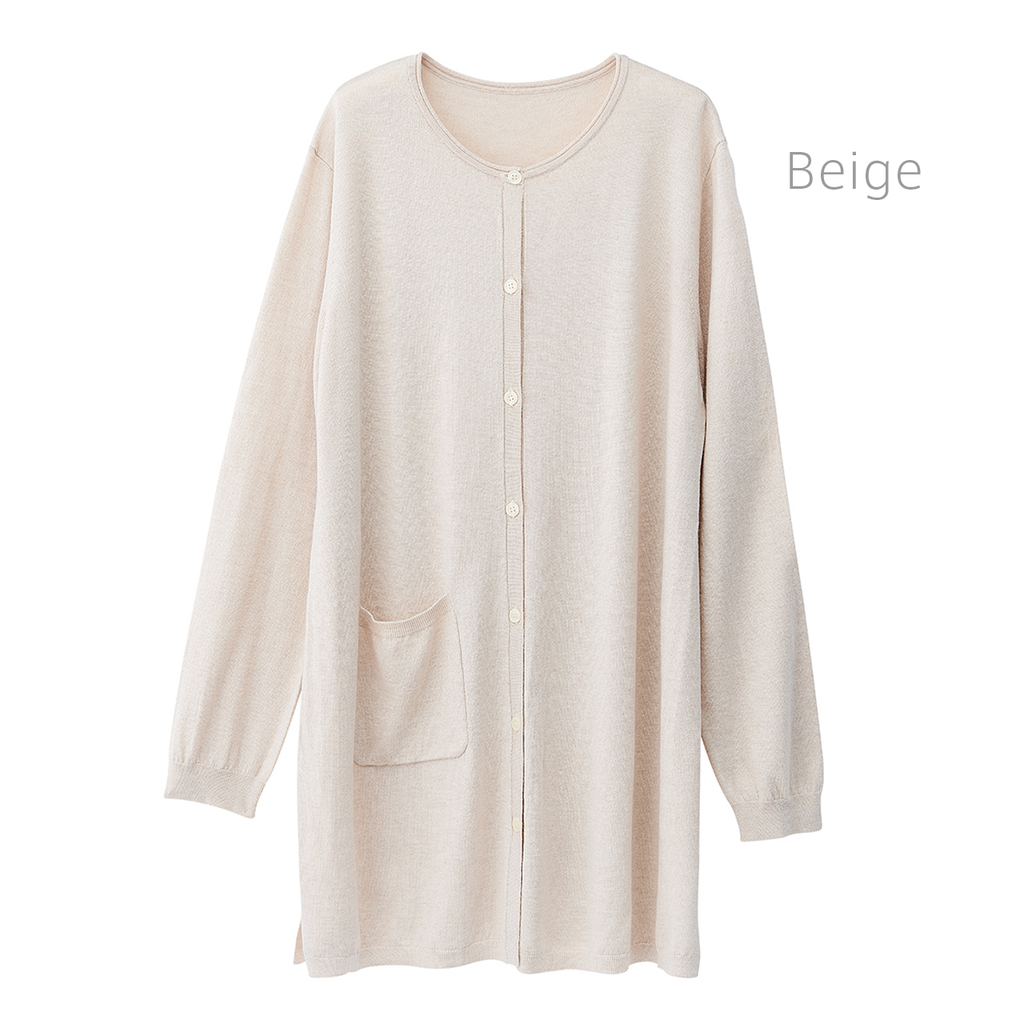 ゆる着」 AYUMIさんコラボのロングカーディガン(シルク&カシミヤ) ゆる着」 AYUMIさんコラボのロングカーディガン(シルク&カシミヤ)